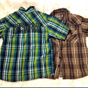 𝅺plaid shirt for 6Y